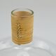 Vase by Carl Auböck decanter "Tuberkulinkolben" tall in rattan, Austria, 1950s.