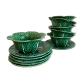 Set of 6 bowls cabbage slurry