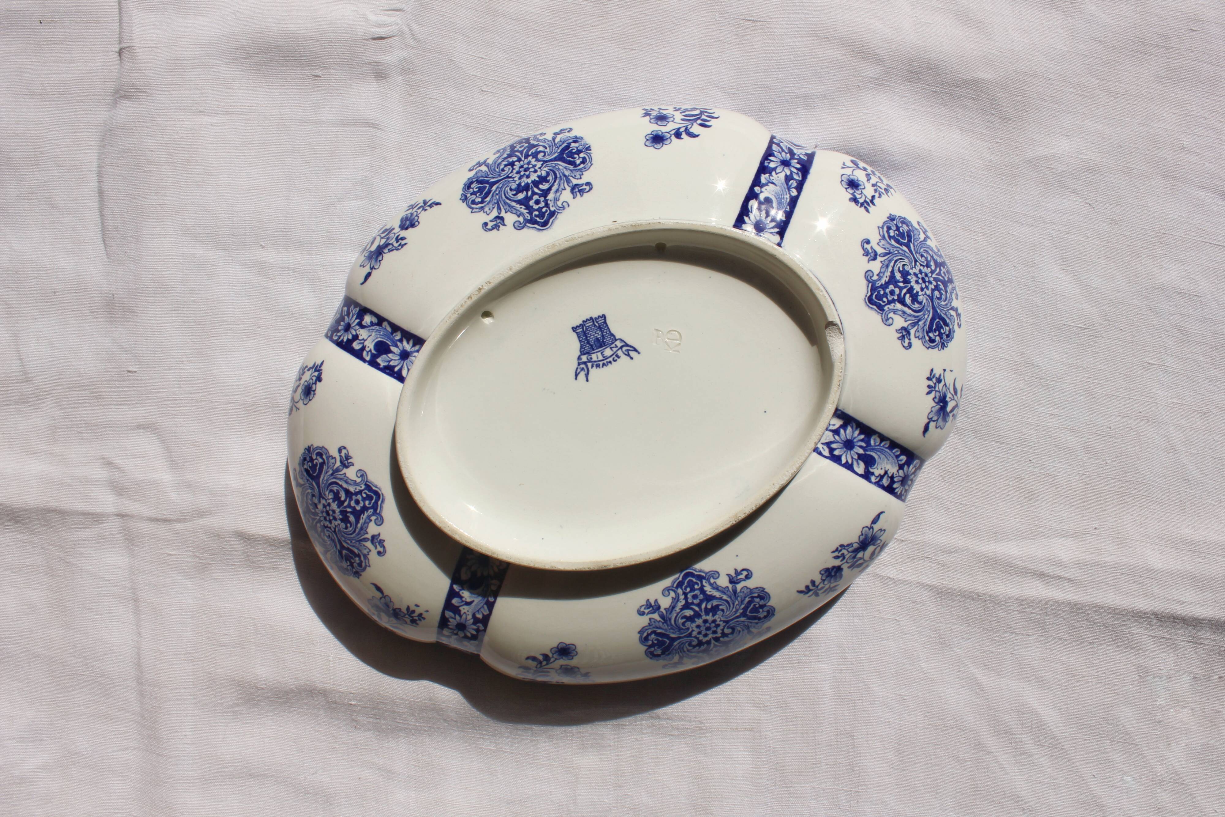 Salad bowl in Gien earthenware