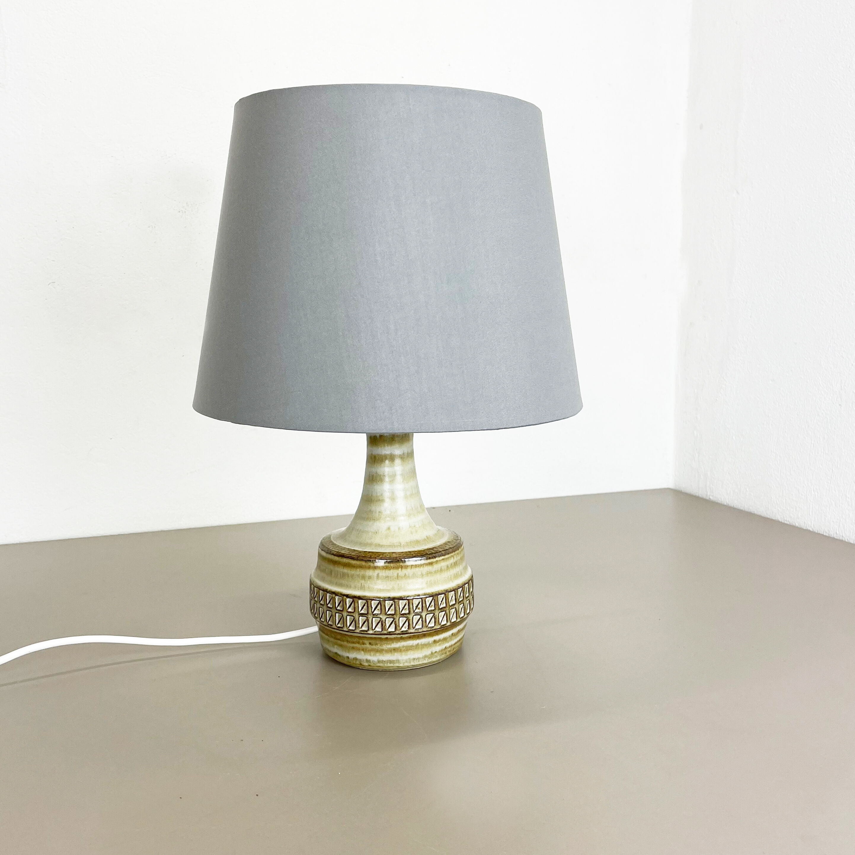 Ceramic studio pottery table light base by Joseph Simon for Soholm, denmark 1970