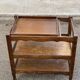 Dessert trolley with wheels and removable tray 66cm