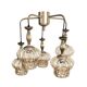 Mid-century modern cascade chandelier veb narva leuchten, germany, 1970s.