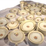 75-piece vintage porcelain table service, Raynaud & Co., Limoges.