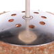 Vintage Cream Sugar Ball Hanging Lamp 1960s