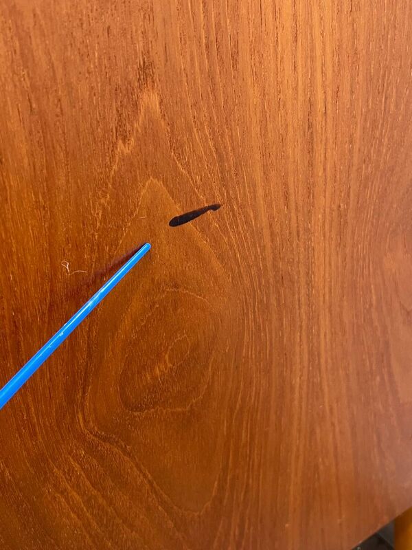 Commode scandinave en teck 4 tiroirs