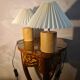 pair of bedside lamps solid wood Scandinavian design 31x25 electric change