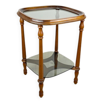 Vintage wooden coffee table, Italy, 1960s