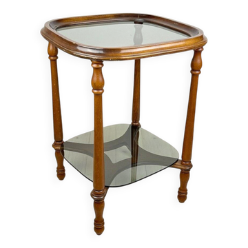Table basse en bois, Italie, années 1960