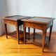 Pair of French-made side tables.