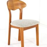 Lot de 6 chaises design danoises Juul Kristensen en teck