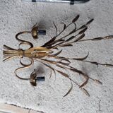 Applies sheaves of wheat brass vintage