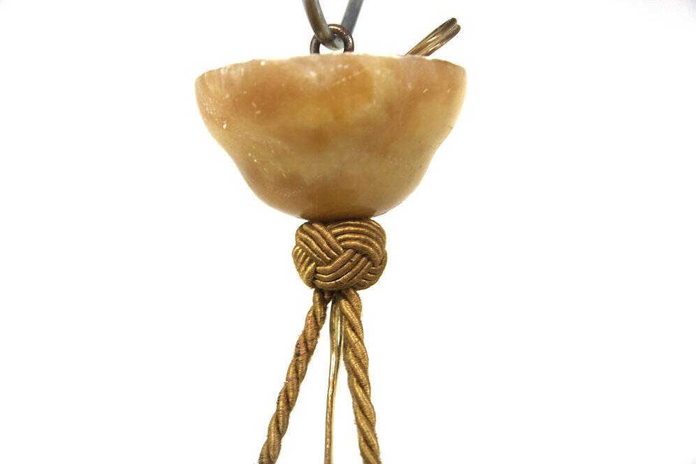 Scandinavian alabaster pendant light, Sweden, 1920