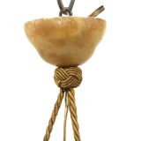 Scandinavian alabaster pendant light, Sweden, 1920