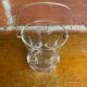 Vintage crystal ice bucket with mold and chrome metal handle