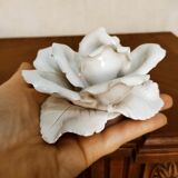 Candlestick pink porcelain shape