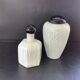 2 Designer Vases Art Glass Italy Murano Vetriarte 1988 Signed Filigree