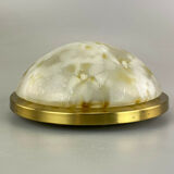 70s Peill & Putzler Plafoniere ceiling lamp glass space design lamp 70s