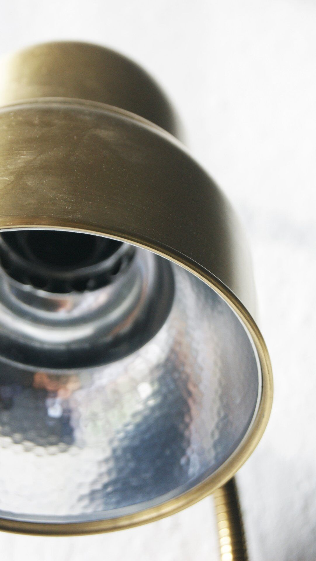 Vintage Swedish Brass Wall Lamp by Ewå Belysning, 1960s