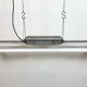 Grey Industrial Hanging Tube Light from Polam Gdansk, 1970s