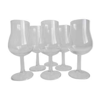 Martel silkscreened Cognac glasses