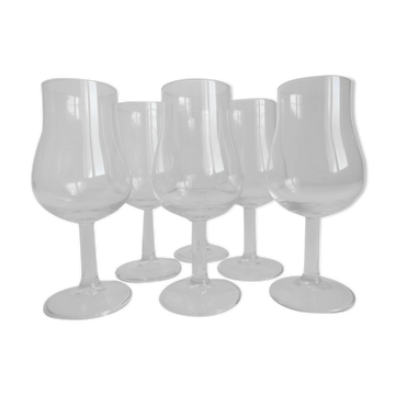 Martel silkscreened Cognac glasses