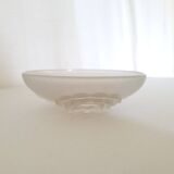 Small polished glass bowl, Art Nouveau period.