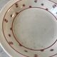 Hollow dish Digoin Sarreguemines model "Andrée" small suns 30s