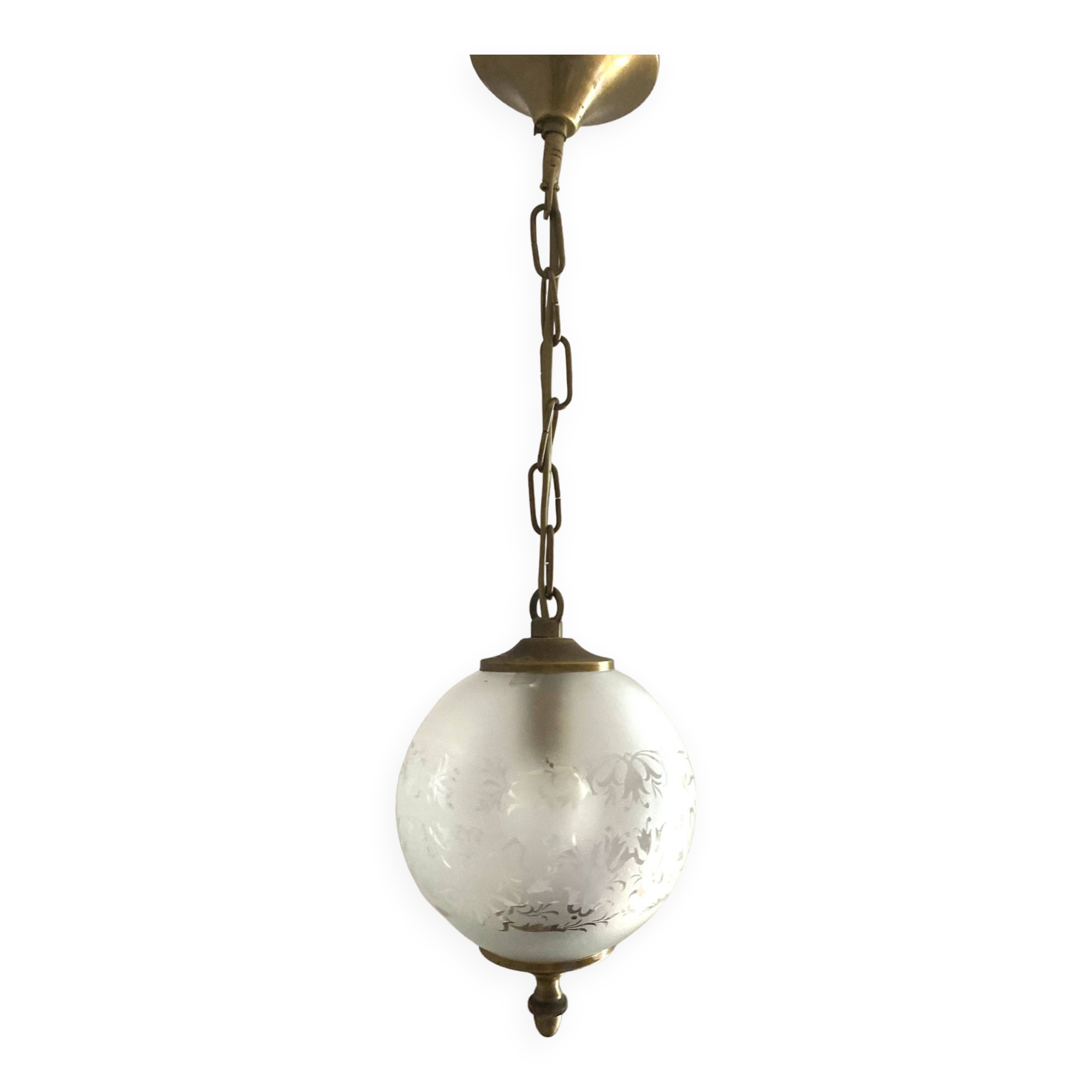 Vintage ball pendant light