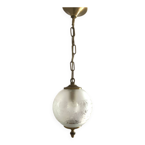 Suspension boule vintage