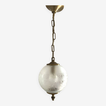 Vintage ball pendant light