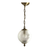 Vintage ball pendant light