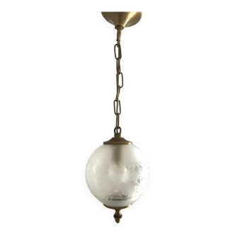 Suspension boule vintage