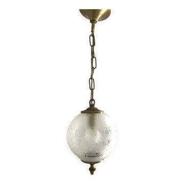 Vintage ball pendant light