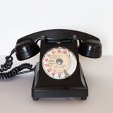 Phone in bakelite black U43