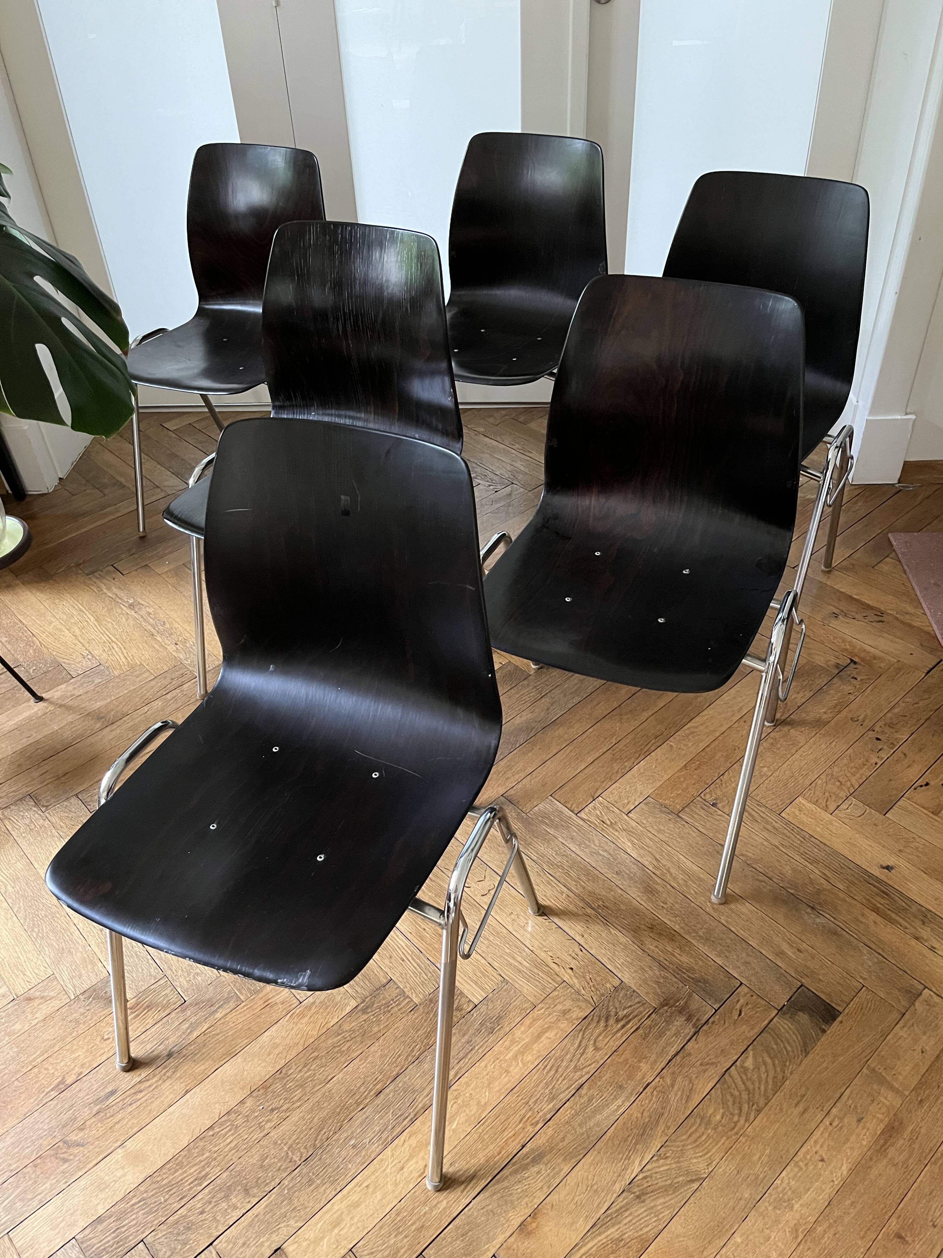 Galvanitas S26 Pagholz chair, 1960s