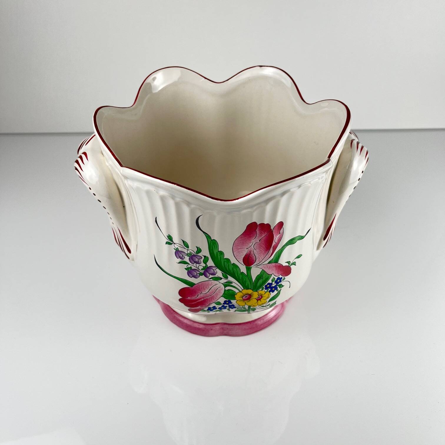 Cache pot KG Lunéville, modèle Réverbère , 1950