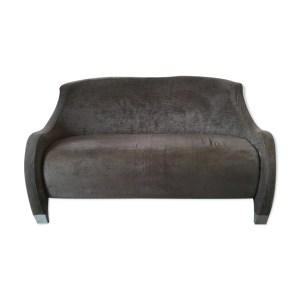 Banquette velour art deco