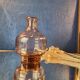 Small old vase in transparent Old Rose glass - early 20th century