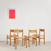 4 CH36 chairs in oak by Hans J. Wegner, Denmark, 1970s