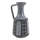 Grey ceramic vase, Danish design, 1970s, manufactured by Frank Keramik