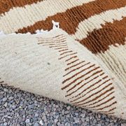Handmade Beni Ouraine hallway rug, size 75 x 300 cm