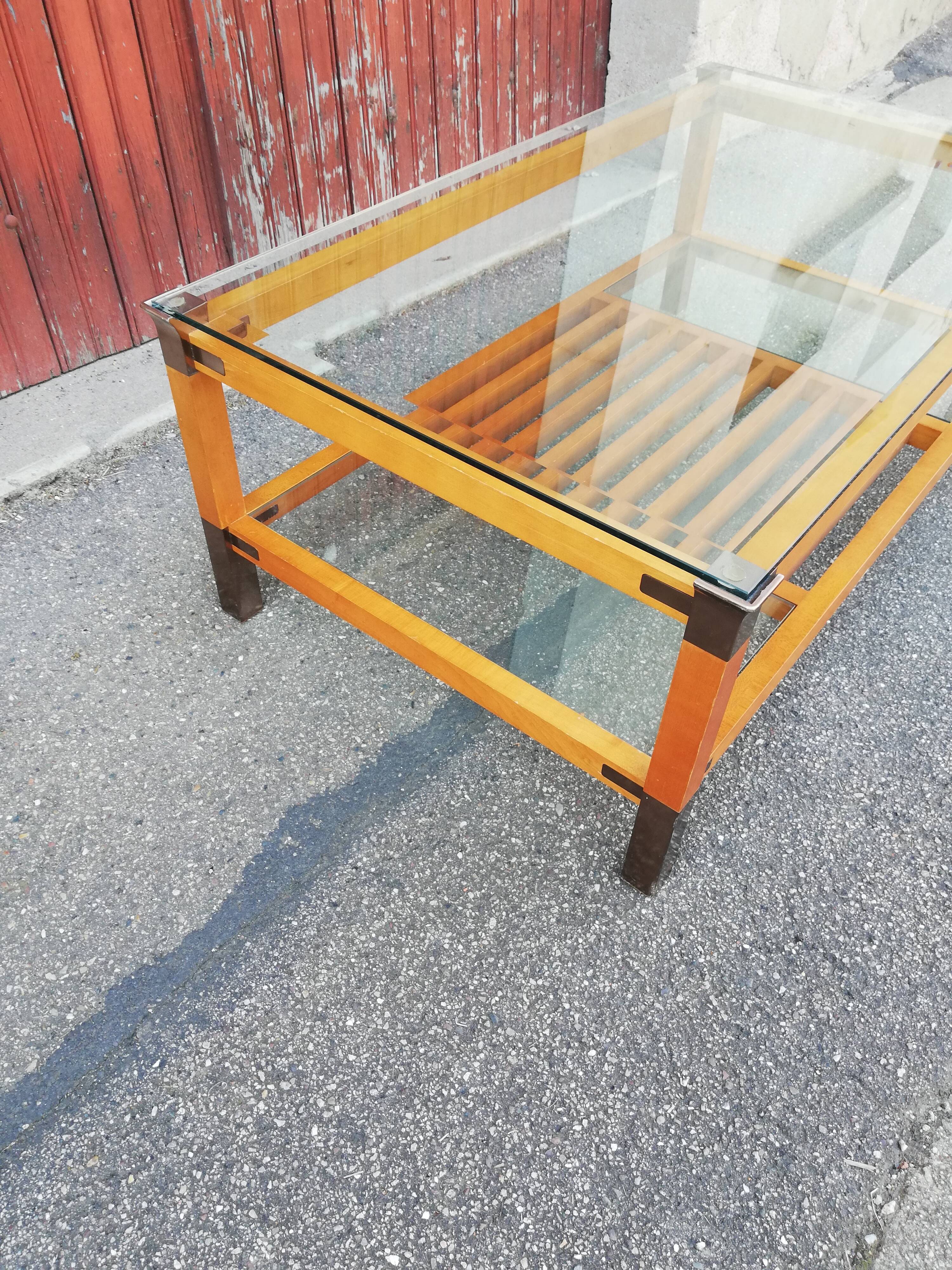 Table basse vintage Pierre Vandel Paris