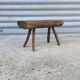Rustic wooden stool