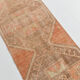 Orange and brown runner rug 78x393cm
