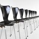 Arne Jacobsen 3107 'Butterfly' dining chairs Fritz  Hansen Denmark 1967