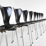 Chaises de salle à manger 'Butterfly' Arne Jacobsen 3107 Fritz Hansen Danemark 1967