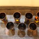 Lot de 7 mazagrans vintage tasses grande taille