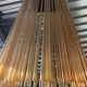 Suspension avec des tiges en verre et des pièces en métal et en laiton, 1970