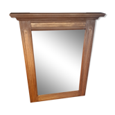 Miroir, bois, moulure, années 30 40, bois naturel, or