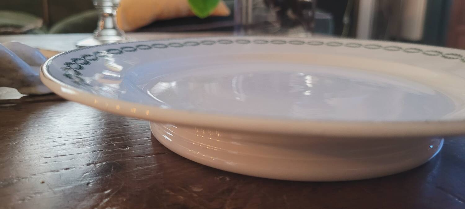 Sarreguemines iron earth plate